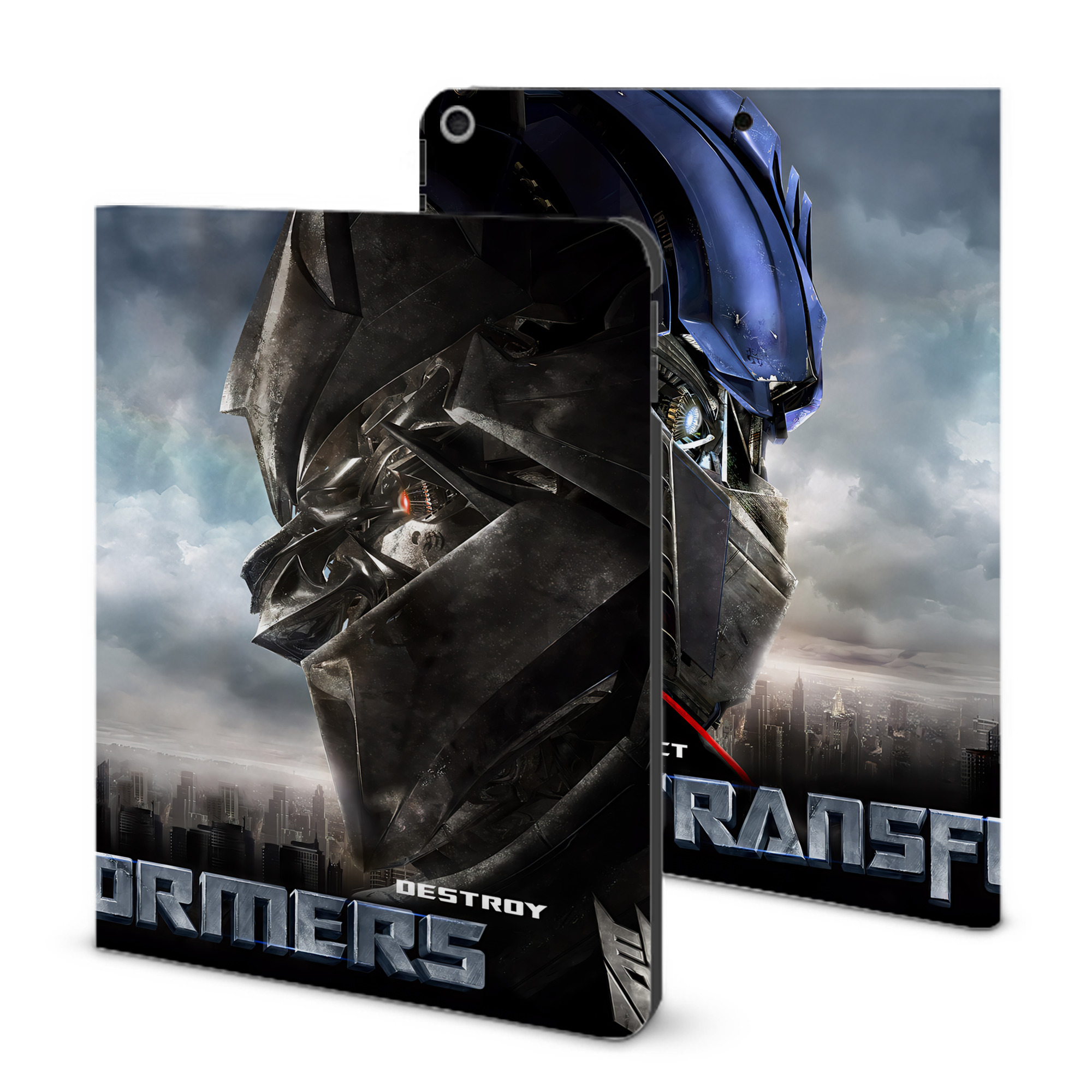 （画像用） Transformers トランスフォーマー IPad ケース ブック型 PUレザー TPU 耐衝撃 軽量 薄型 ペン収納なし 全面保護 IPad 各モデル対応